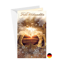 11-6334 Christmas greeting card DE