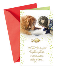 11-6358 Christmas greeting card CZ