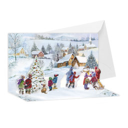 11-5038 Christmas greeting card CZ