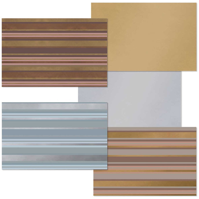 0961-0003 Balící papír metalický 2x0,7m, box 60rol.