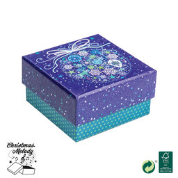 2551-1001 Christmas gift box with music