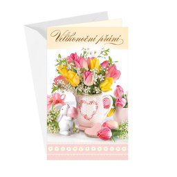 12-6014 Easter greeting card CZ