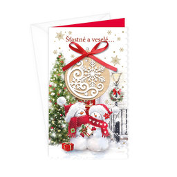 11-6508 Christmas greeting card CZ