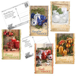 0611-0287c Christmas postcard CZ