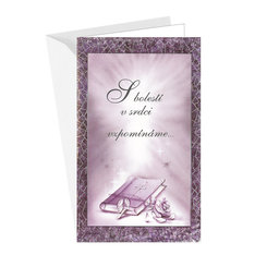 14-028 Condolences card CZ