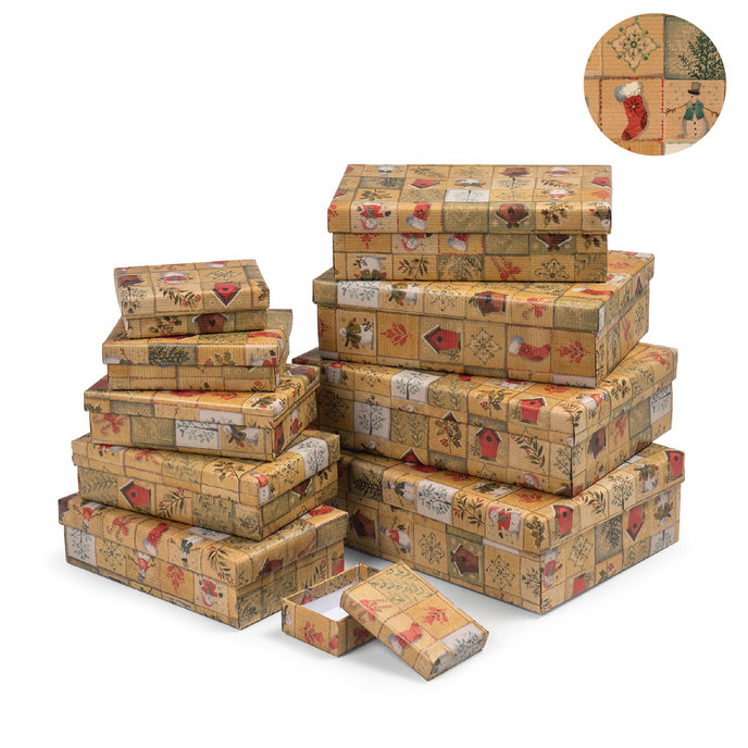 2500-1185 Dárková krabice, set 10ks