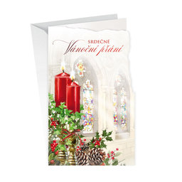 11-6392 Christmas greeting card CZ