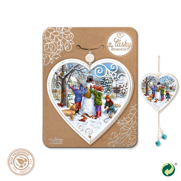 2357-1011 Vánoční dřevěná dekorace