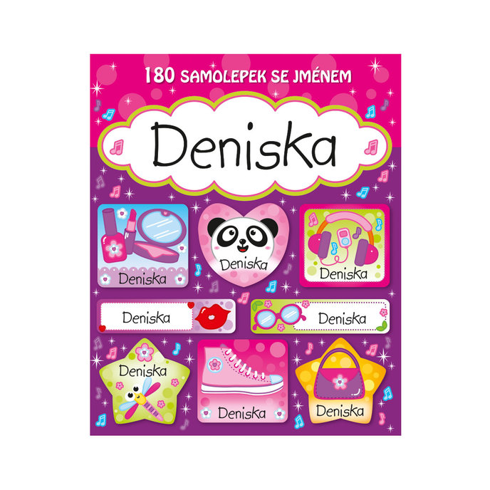 1114-0141 Trhací blok se samolepkami - 15 listů, Deniska
