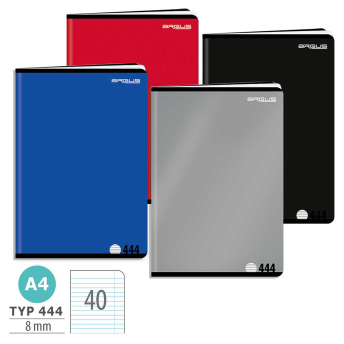 1582-0324 Sešit A4, 40 listů, TYP 444