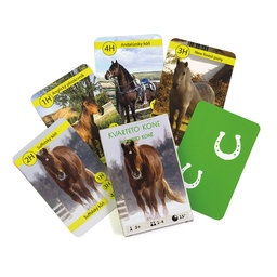 2201-0057 Playing cards - quartets Horses