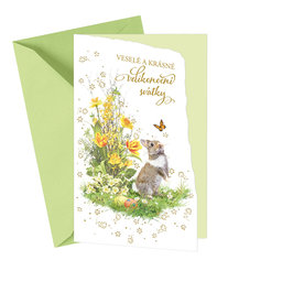 12-683 Easter greeting card CZ