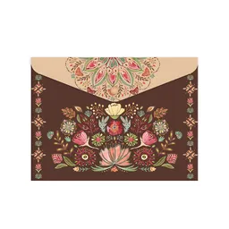 1647-0389 Plastový obal A5 s drukem Floral scape