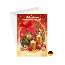 71-637 Christmas greeting card DE