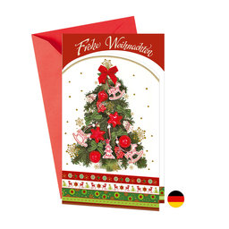 11-6293 Christmas greeting card DE