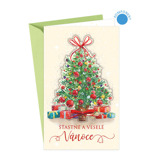 11-6512 Christmas greeting card CZ