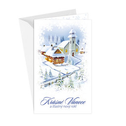 11-6480 Christmas greeting card CZ