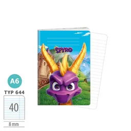 1599-0359 Sešit A6, 40 listů, TYP 644 lic. Spyro