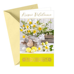 12-693 Easter greeting card CZ