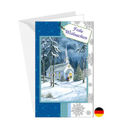 11-5005 Christmas greeting card DE