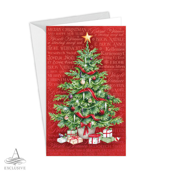 11-6483 Christmas greeting card CZ
