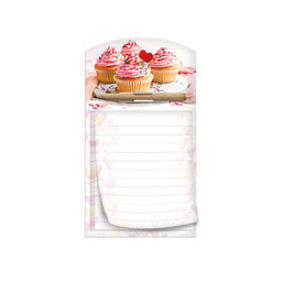 1132-0432 Tear-off notepad with pencil and magnet