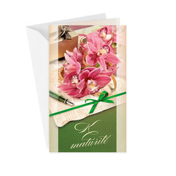 18-6000 Graduation greeting card CZ