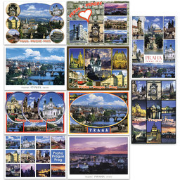 0620-0001 Postcards of the city of Prague