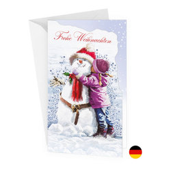 11-6263 Christmas greeting card DE