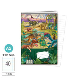 1592-0388 Sešit A5, 40 listů, TYP 544 Jurassic ADVENTURE