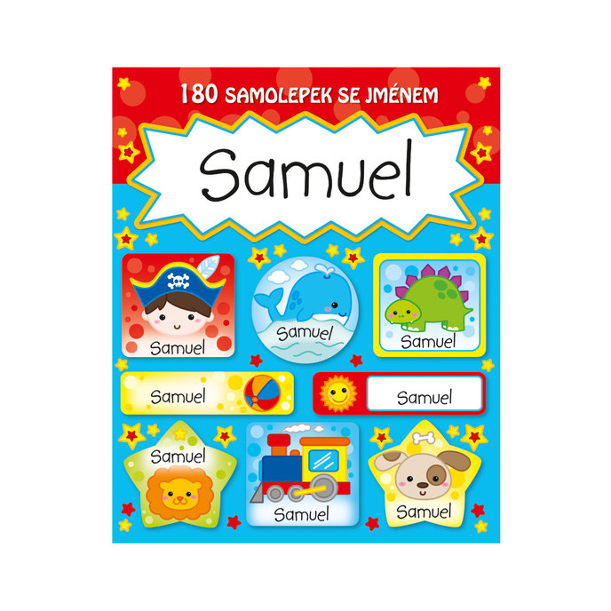 1114-0150 Trhací blok se samolepkami - 15 listů, Samuel