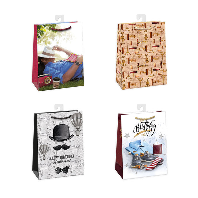 0755-0004 H Dárková taška mix.