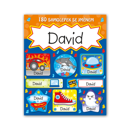 1114-0087 Tear-off block with stickers - 15 sheets, David