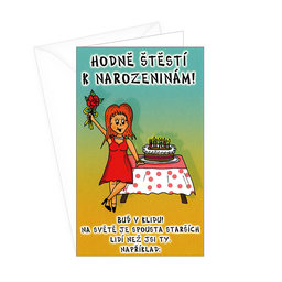 190-650c Greeting card  CZ