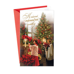 11-6437 Christmas greeting card CZ