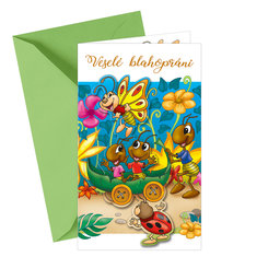 17-6005 Greeting card for children CZ