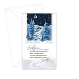 N-1-070 Christmas greeting card CZ