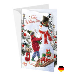 11-6251 Christmas greeting card DE