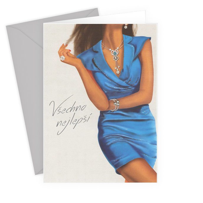 75-021c Blahopřání gratulační FASHION CZ