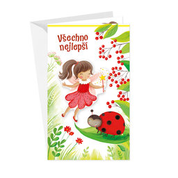 17-6052 Greeting card for children CZ