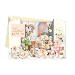 73-644 Wedding greeting card CZ