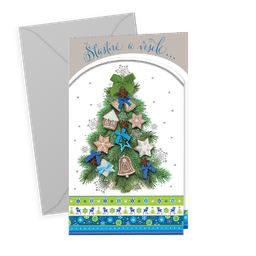 11-6292 Christmas greeting card CZ