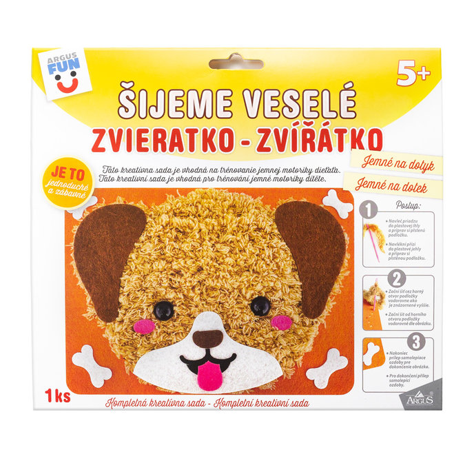 1938-0004 Kreativní sada - šijeme plstěné zvířátko
