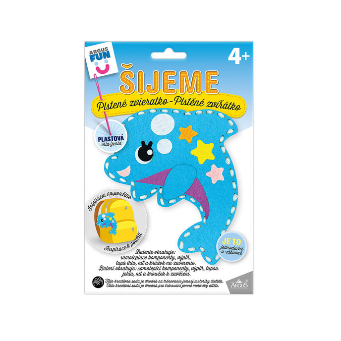 1911-0020 Kreativní sada - šijeme plstěné zvířátko