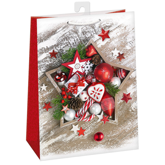 0893-0459 H Dárková taška vánoční PUV