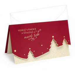 11-998 Christmas greeting card CZ