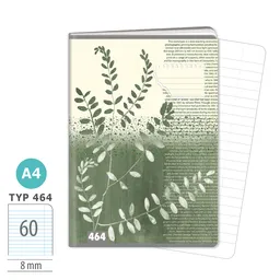 1581-0409 Sešit A4, 60 listů, TYP 464 Simply