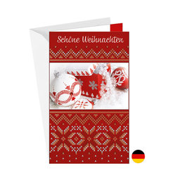 11-6255 Christmas greeting card DE