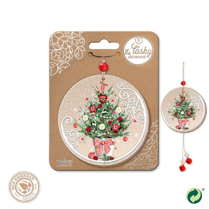 2357-1010 Christmas wooden decoration
