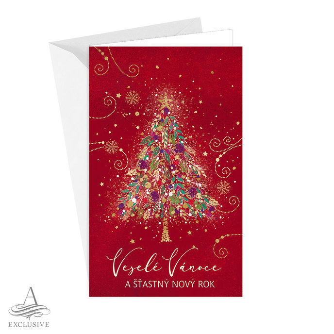 11-6487 Christmas greeting card CZ